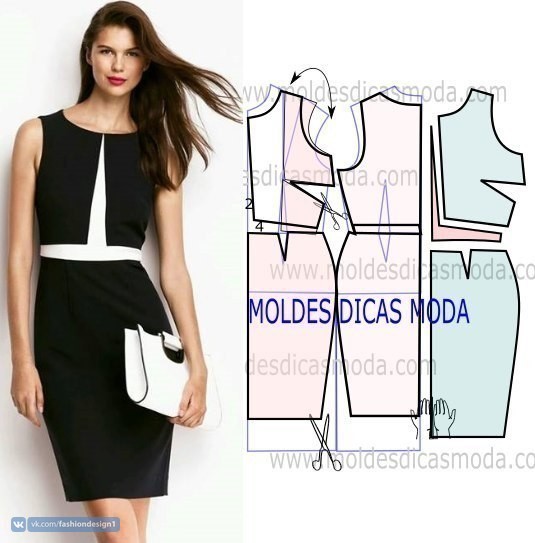 Моделирование платья-футляра