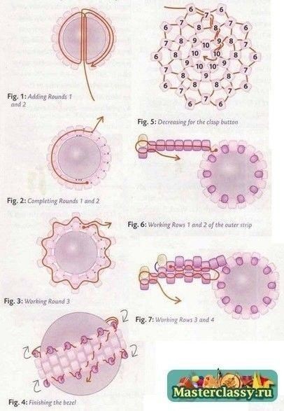 Необычный узор для колье Необычный узор для колье