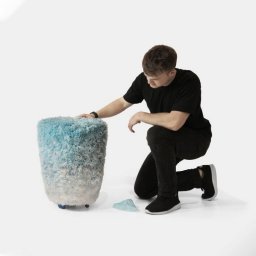 Пуфик из одноразовых масок