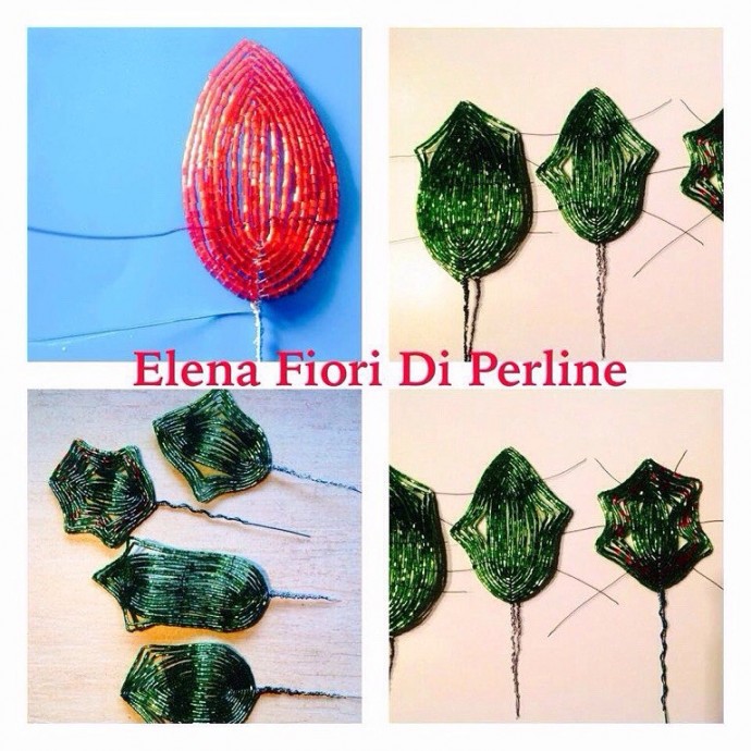 Рождественская звезда из бисера