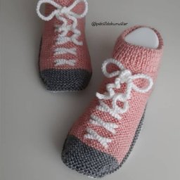 Забавные носки-кеды: мастер-класс