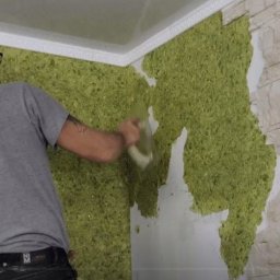 Жидкие обои в домашних условиях