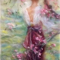 ​Идеи создания картин из шерсти или фелтинг