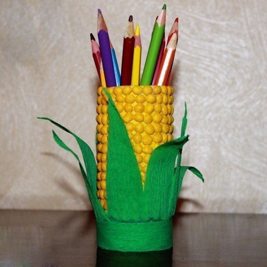 ​Карандашница-кукуруза