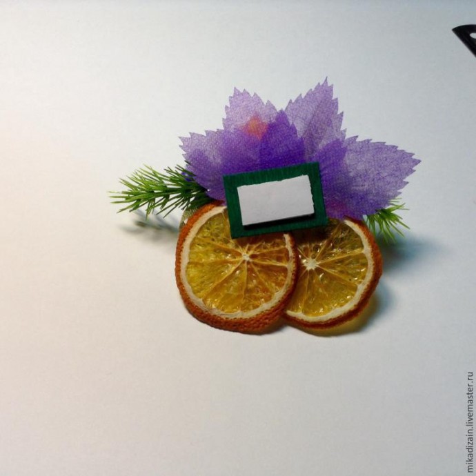 Декор с апельсинами Декор с апельсинами