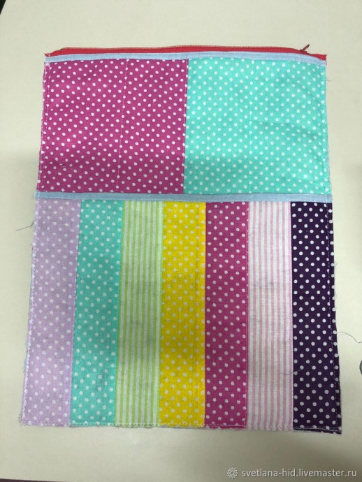 Лоскутная папка для швейных принадлежностей Лоскутная папка для швейных принадлежностей