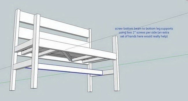 Садовая скамья на дачу: мастер-класс