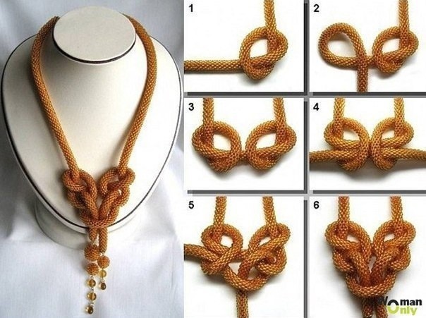 Украшения в стиле макраме