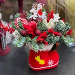 Сапожок из пластиковых бутылок