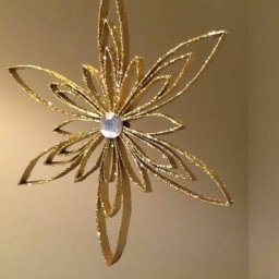 Снeжинки из втулки