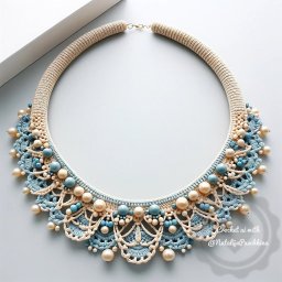 Оригинальные вязаные колье для стильного образа