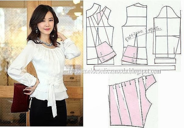 Моделирование легких летних блуз Моделирование легких летних блуз