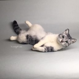 ​Валяные кошки и кролик