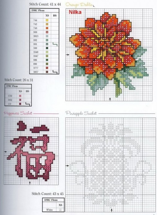 Вышивка крестиком: миниатюры
