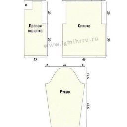 Единые универсальные выкройки для вязания жакетов и пуловеров