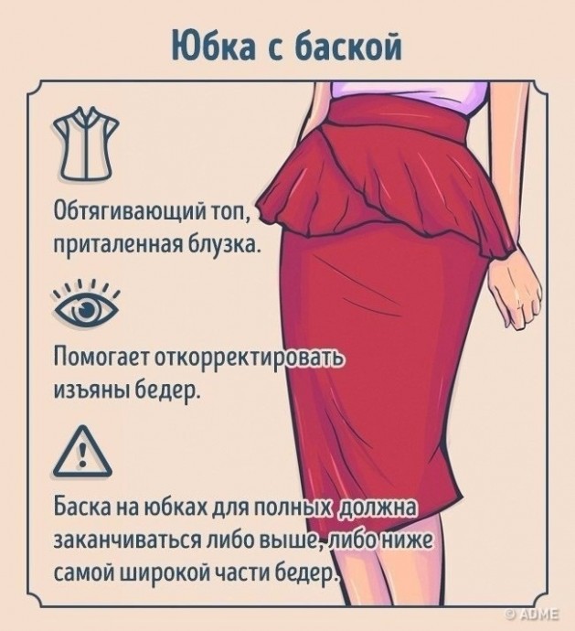 Полезные подсказочки, какие фасоны юбок с чем лучше носить