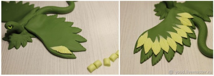 Цветочный дракон из полимерной глины Цветочный дракон из полимерной глины