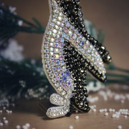 Брошь "Пингвин"