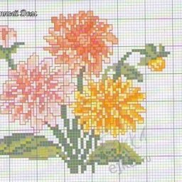 Вышиваем цветы
