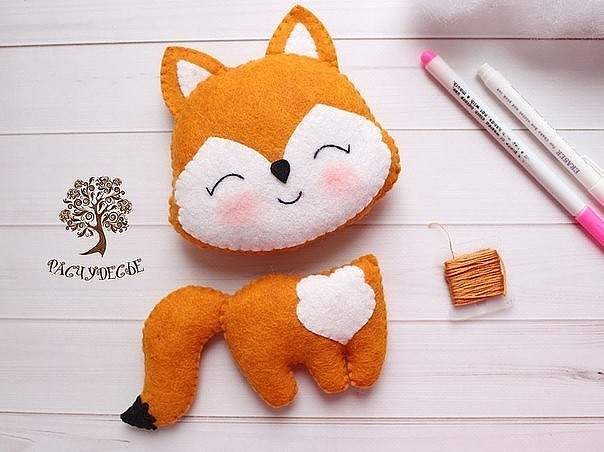 Мягкая игрушка очаровательнейший лисенок на радость вашим деткам