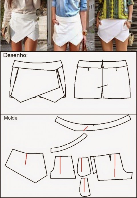 Моделирование оригинальных шорт Моделирование оригинальных шорт