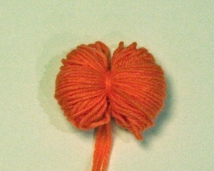 Помпон из пряжи