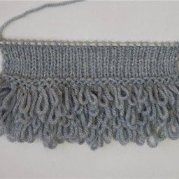 ​Техника выполнения спицами узора "мех": мастер-класс