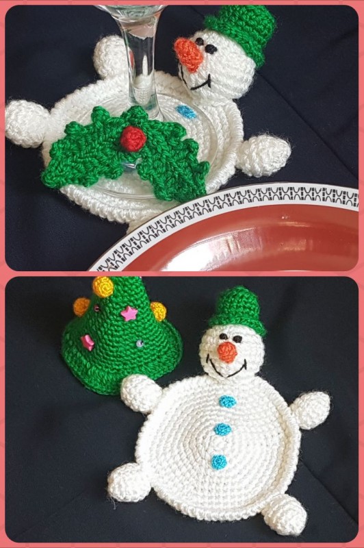 Вязаные снеговики