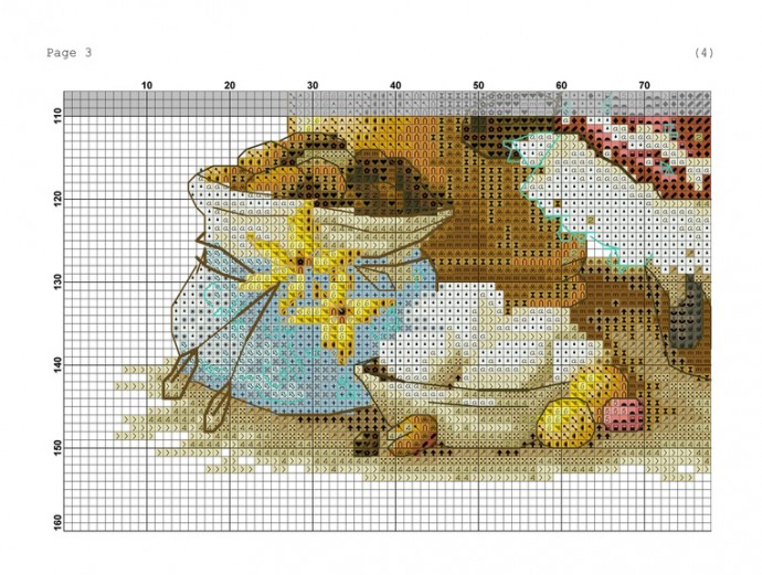 Вышитая феечка с кофемолкой