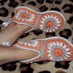 Домашние тапочки из мотивов