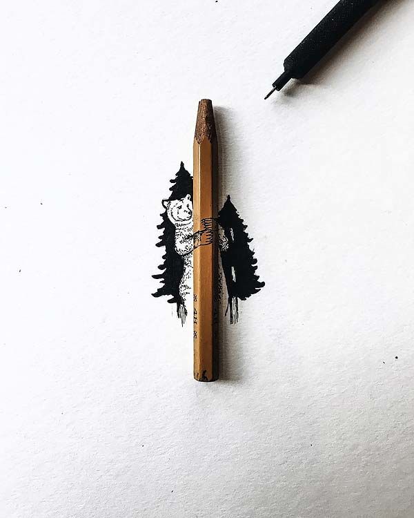 Изумительные миниатюрные рисунки