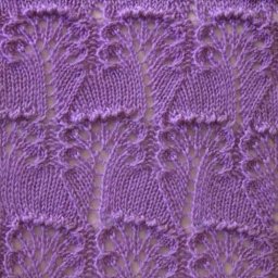 Изумительный ажурный узор спицами