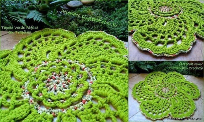 ​Коврик крючком