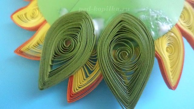 Квиллинг подсолнухи: мастер-класс