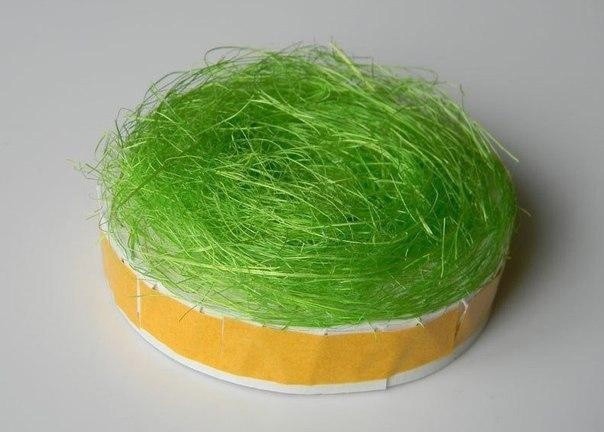 Шкатулка или корзинка из бобины от скотча