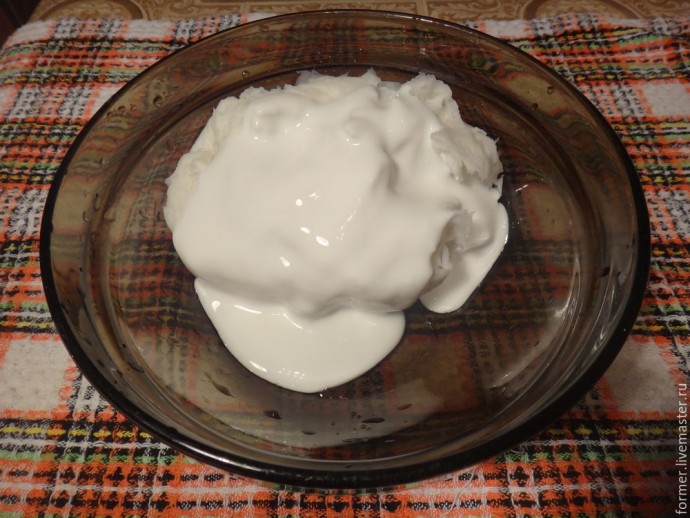 Большой декоративный шар из папье-маше