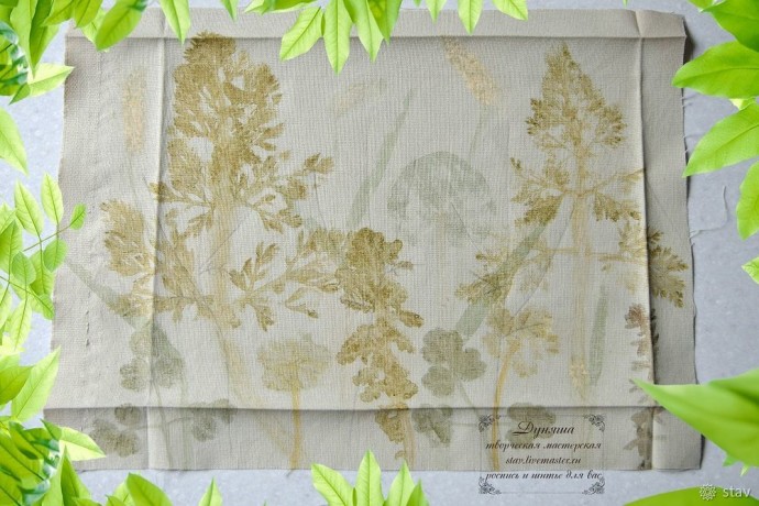 Декор шкатулки хлопком, который окрашен травами Декор шкатулки хлопком, который окрашен травами