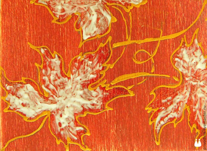 Объёмная роспись поталью