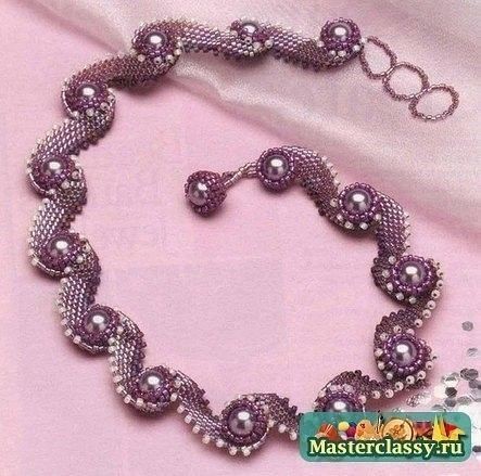 Необычный узор для колье Необычный узор для колье