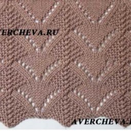 Невероятно красивый узор спицами