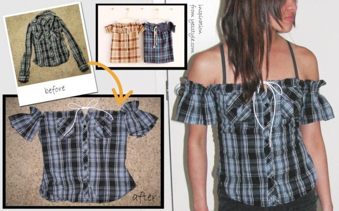 Переделка рубашек: идеи