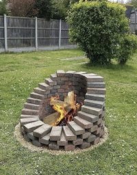 Потрясающие и необычные очаги для улицы