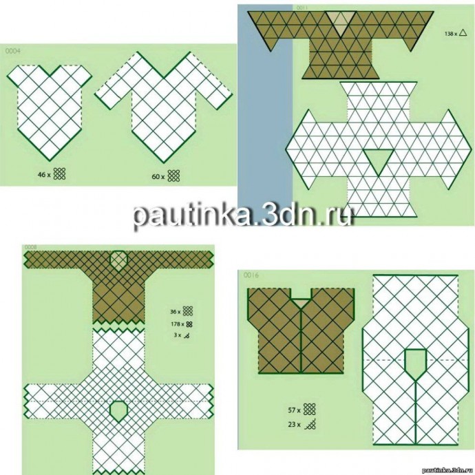 Схемы сборки для вязания