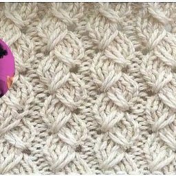 ​Узор спицами "Змейка"