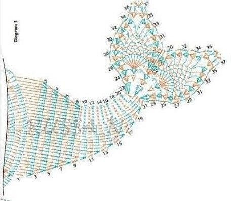 ​Вязаный коврик "Голубой кит"