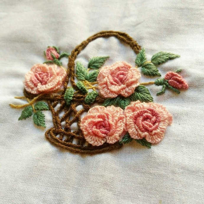 Идеи объемной вышивки: вкусные моменты жизни