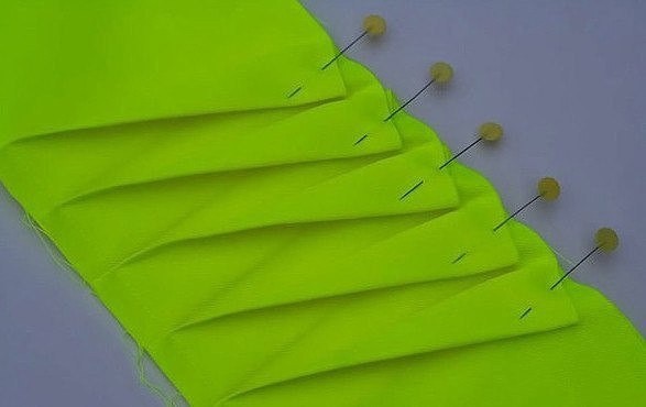 Декор из складок