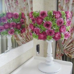Абажур из цветов