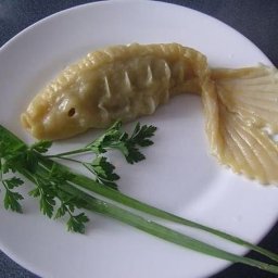 ​Лепим рыбку из теста