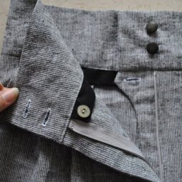 Французская обработка застежки брюк